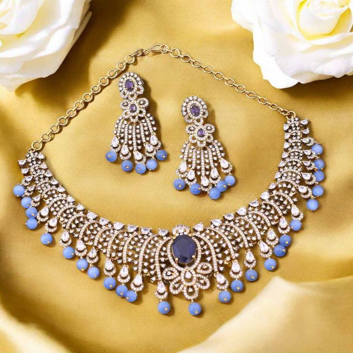 Purple Oath Hasli Victorian Jewellery Set - New Arrival