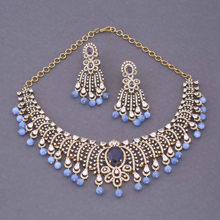 Purple Oath Hasli Victorian Jewellery Set - New Arrival