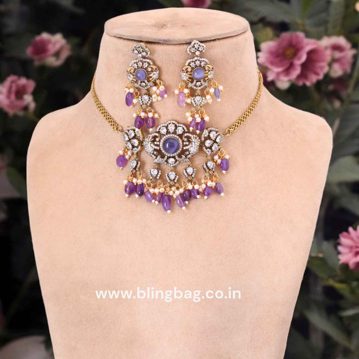 Purple Penelope Victorian Jewellery Set - New Arrival