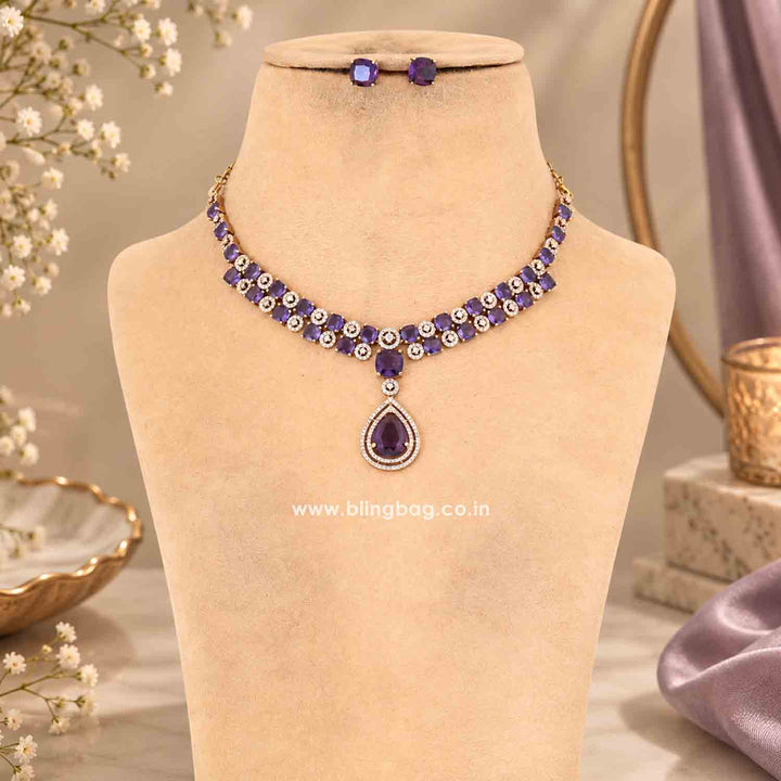 Purple Regal Victorian Jewellery Set - New Arrival