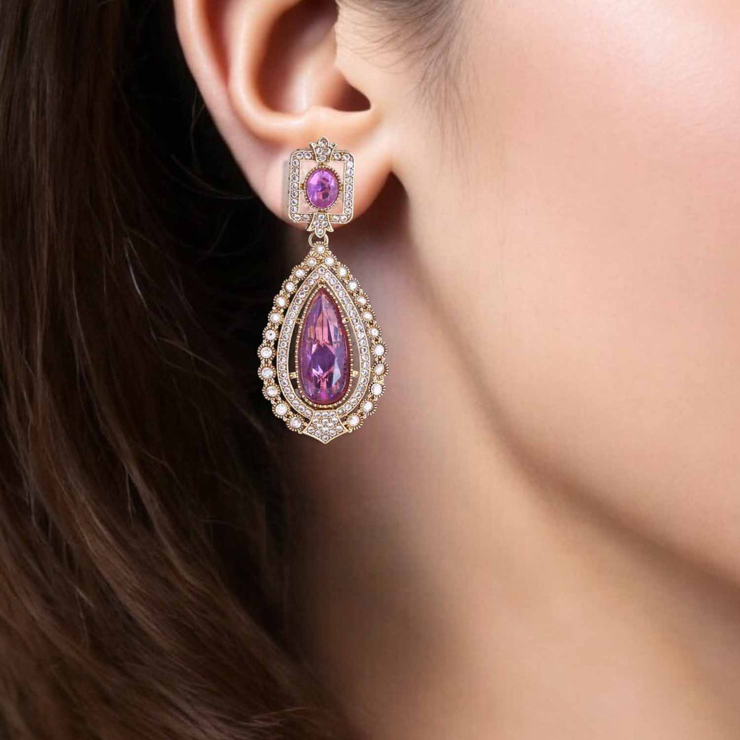 Purple Rinaya Danglers