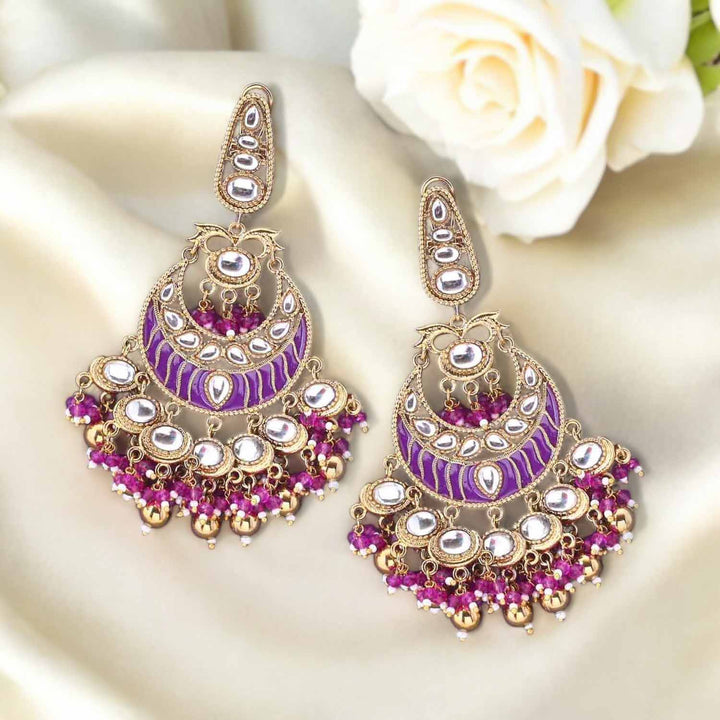 Purple Rishu Chandbalis