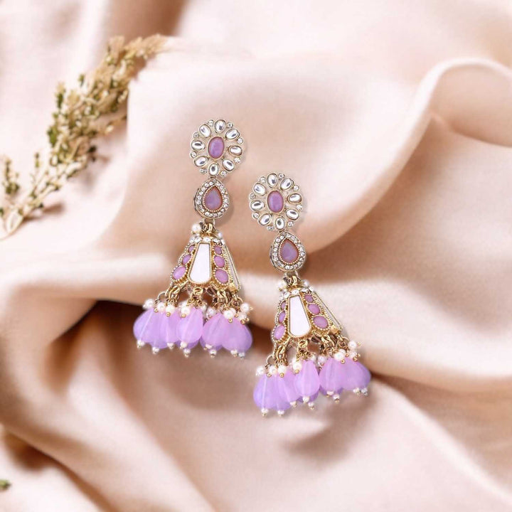 Purple Ritika Jhumkis