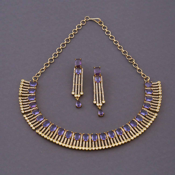 Purple Scarket Hasli Victorian Jewellery Set - New Arrival