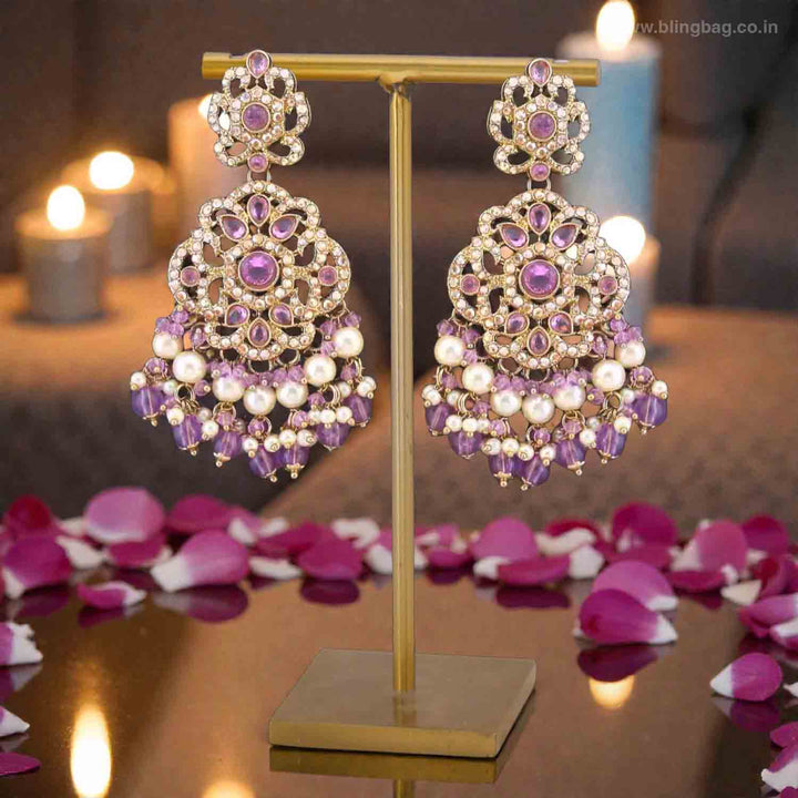 Purple Shaswati Chaandbalis