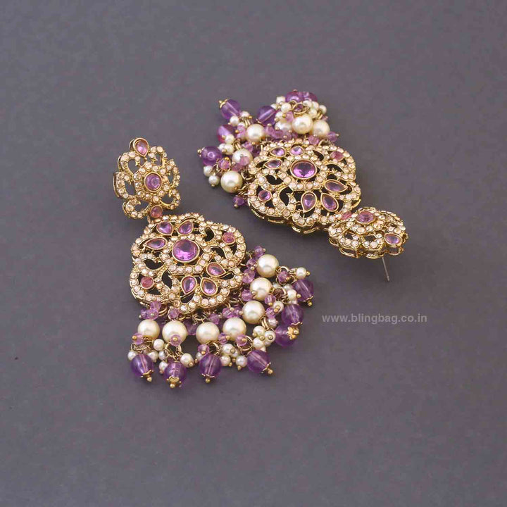 Purple Shaswati Chaandbalis