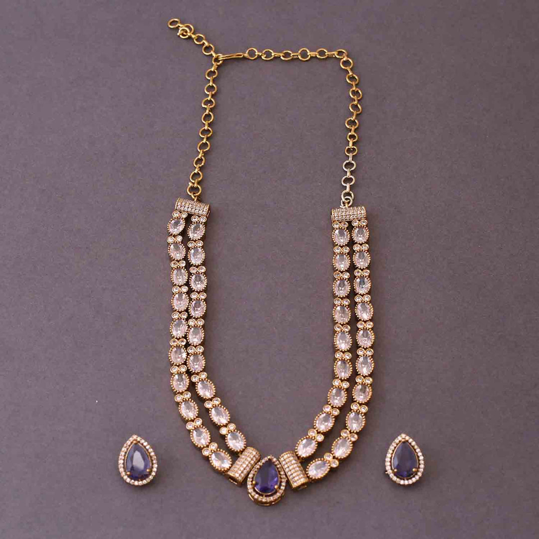 Purple Starla Victorian Jewellery Set- New Arrival