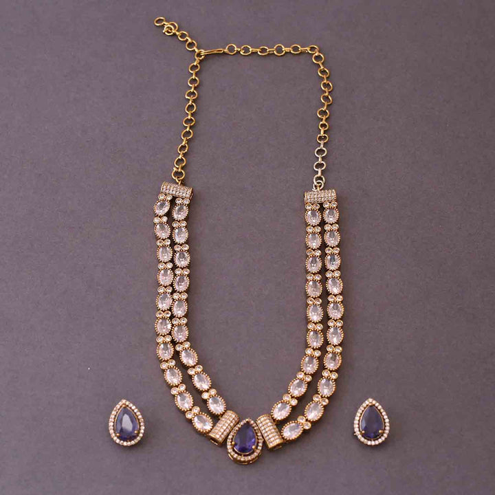 Purple Starla Victorian Jewellery Set- New Arrival