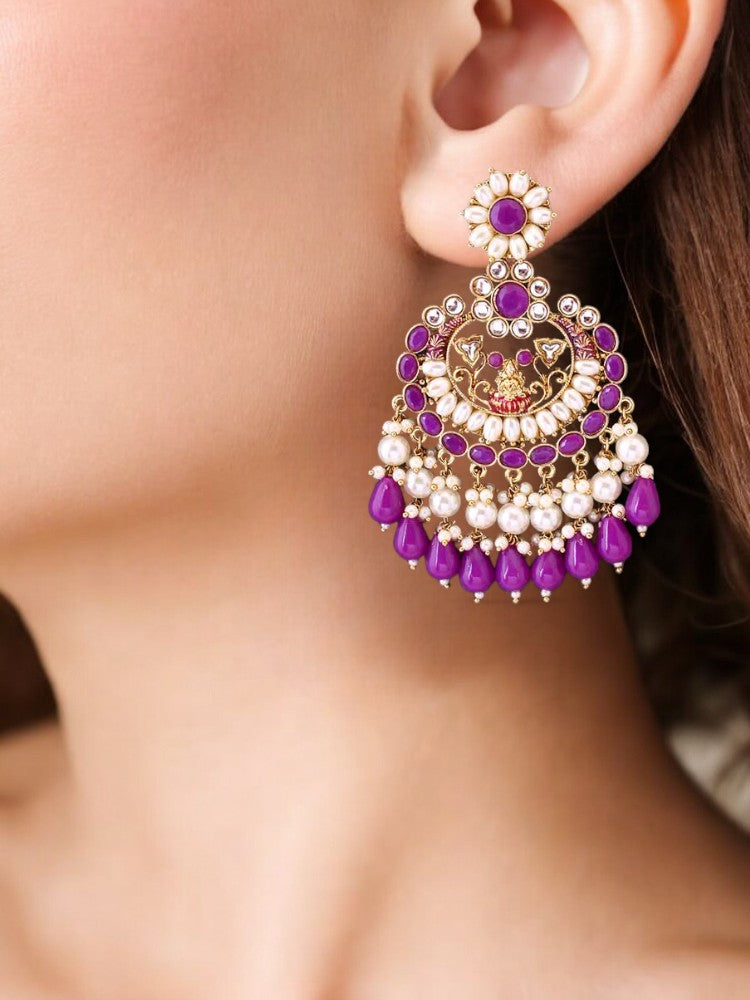Purple Takshavi Chandbalis