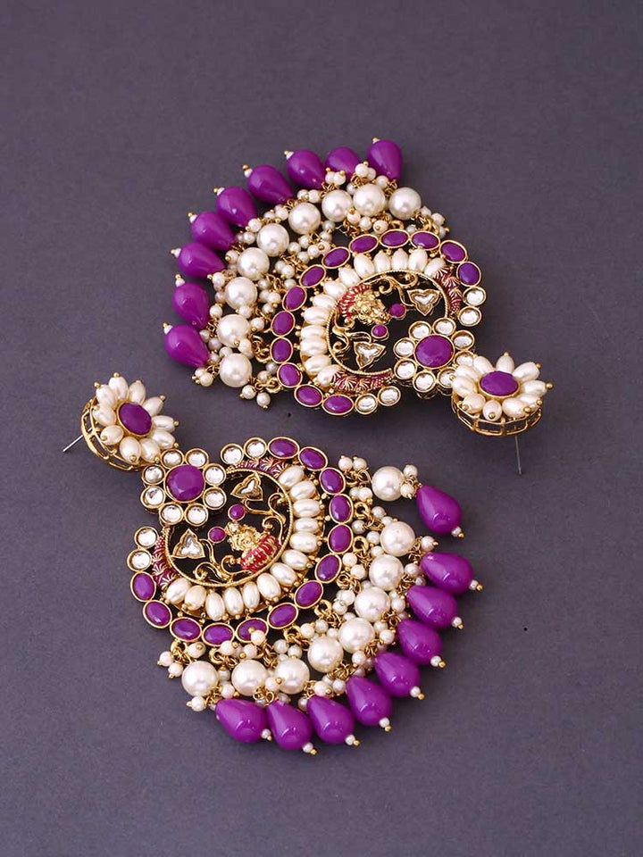 Purple Takshavi Chandbalis