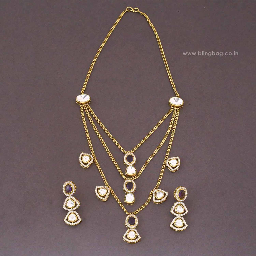 Purple Thalyn Pendant Set - New Arrival