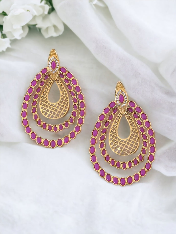 Purple Vina Danglers