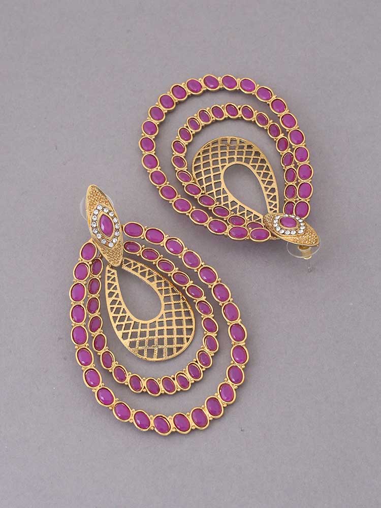 Purple Vina Danglers