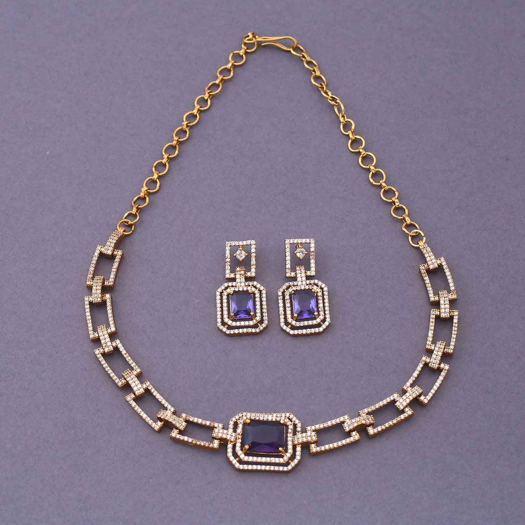 Purple Wisia Victorian Jewellery Set - New Arrival