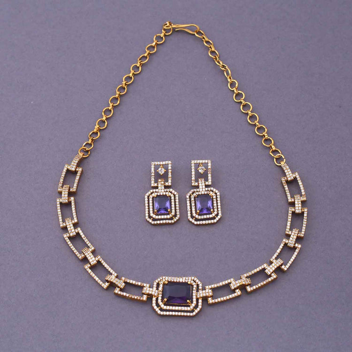 Purple Wisia Victorian Jewellery Set - New Arrival