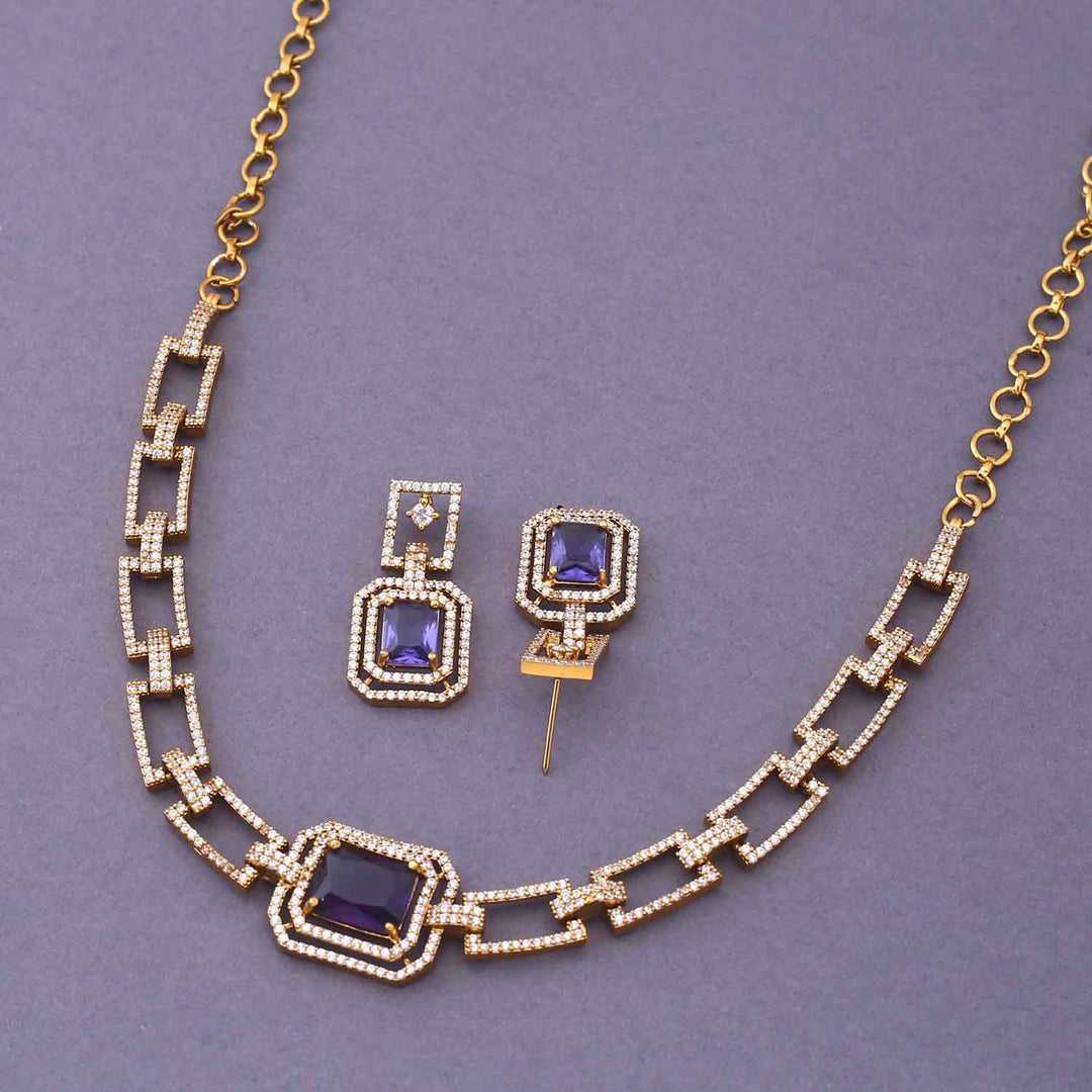 Purple Wisia Victorian Jewellery Set - New Arrival