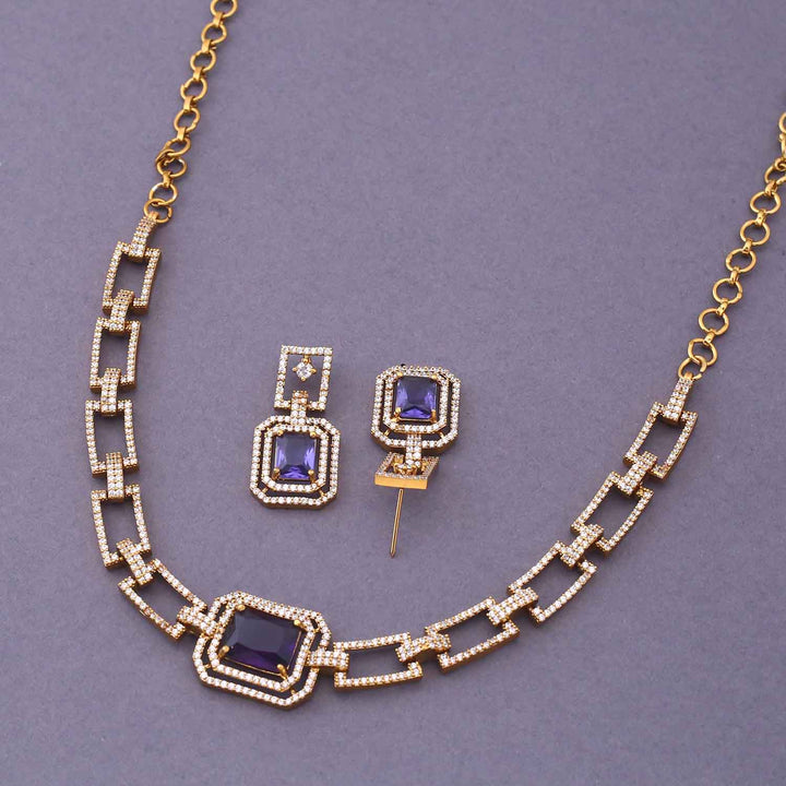 Purple Wisia Victorian Jewellery Set - New Arrival