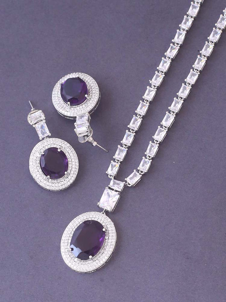Purple Wren Pendant Set