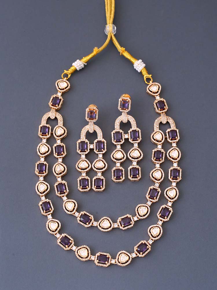 Purple Xavier Victorian Jewellery Set - New Arrival