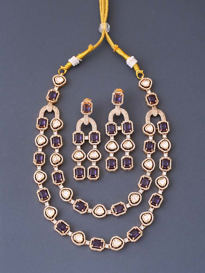 Purple Xavier Victorian Jewellery Set - New Arrival