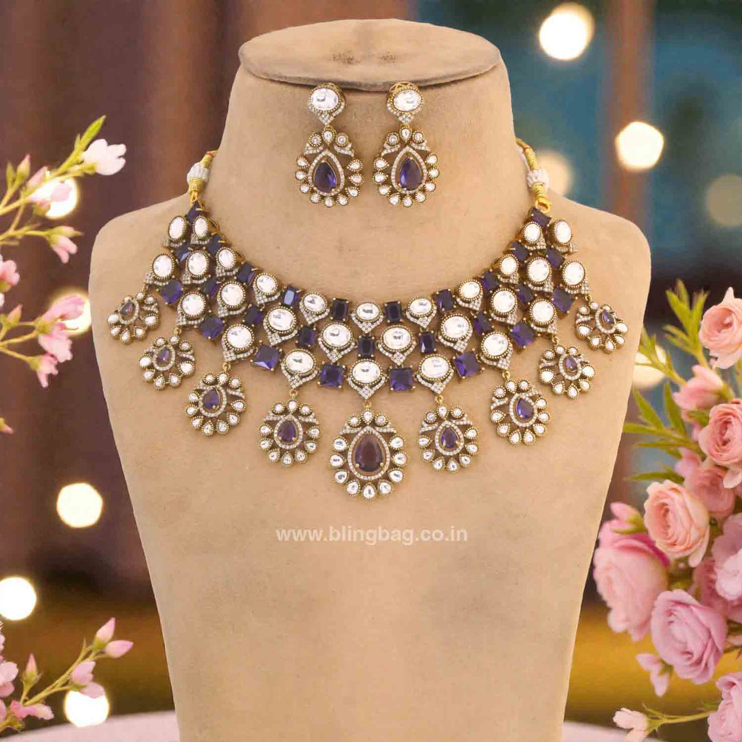 Purple Yaniska Victorian Jewellery Set- New Arrivals