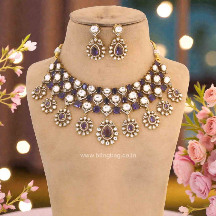 Purple Yaniska Victorian Jewellery Set- New Arrivals