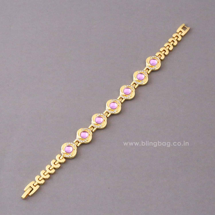 Purple Yashvi Bracelet Watch