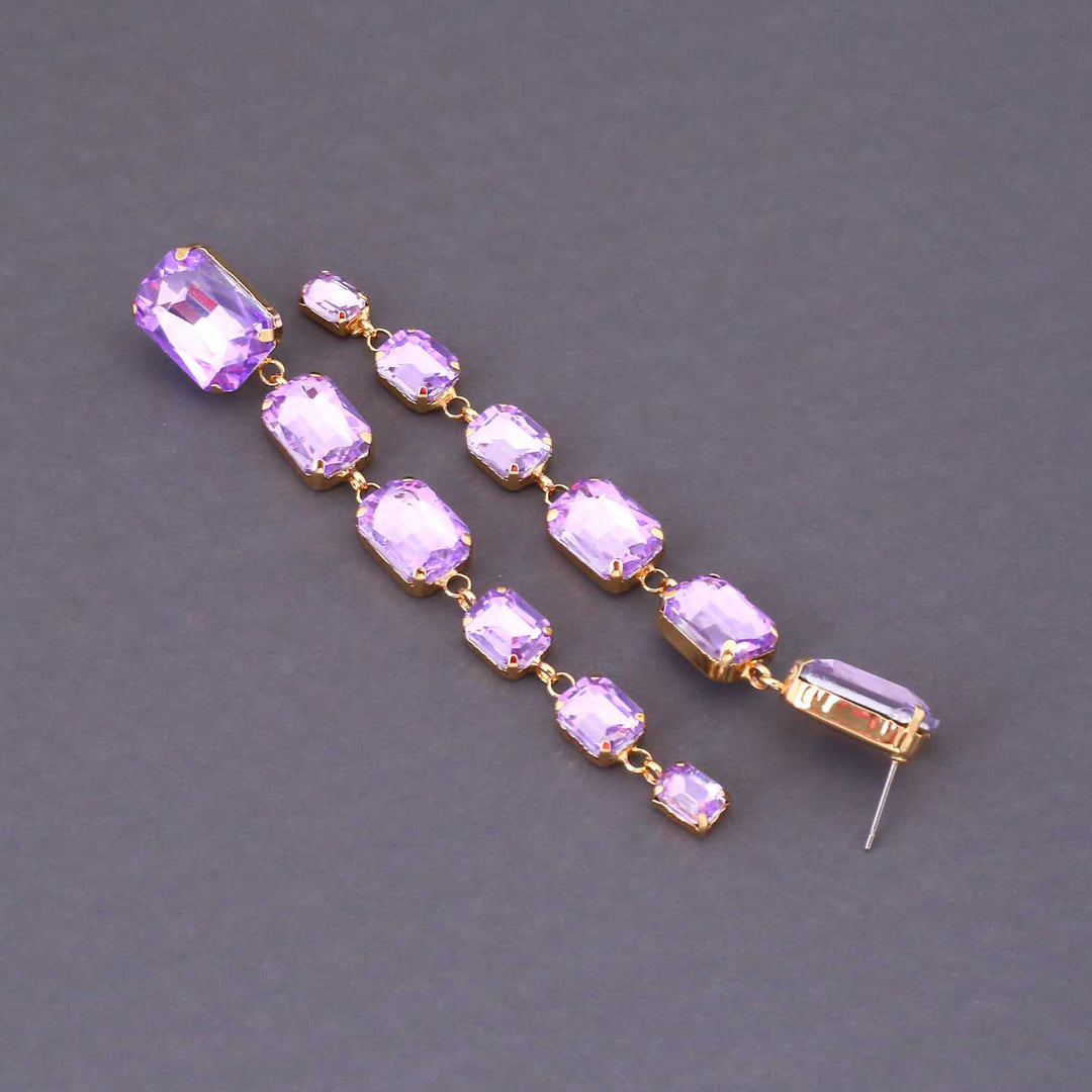 Purple Katty Danglers