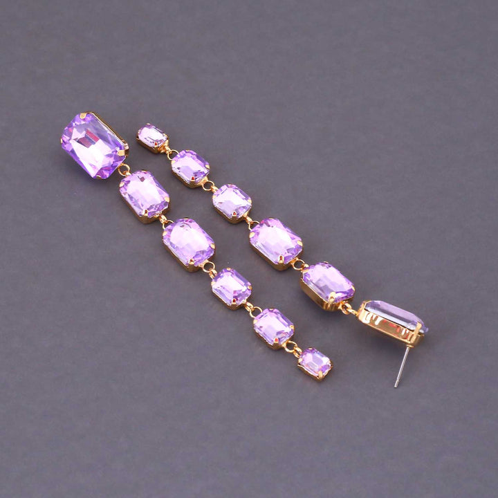 Purple Katty Danglers