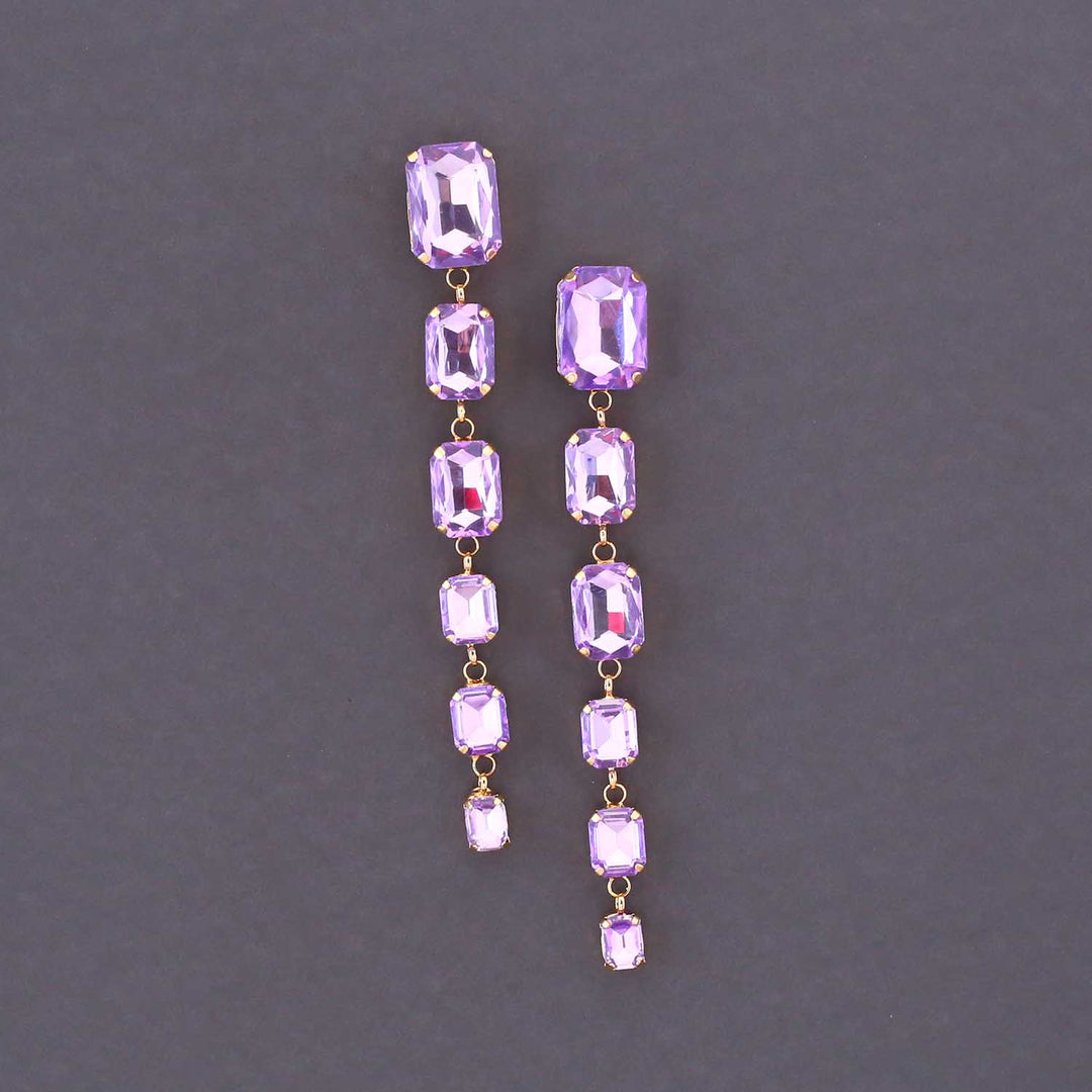 Purple Katty Danglers