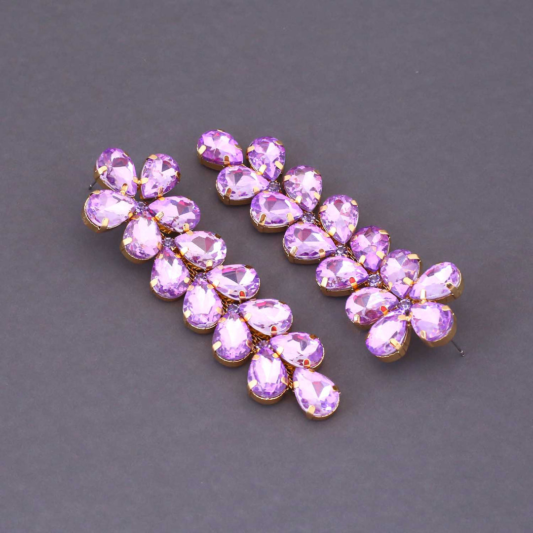 Purple Zillah Danglers