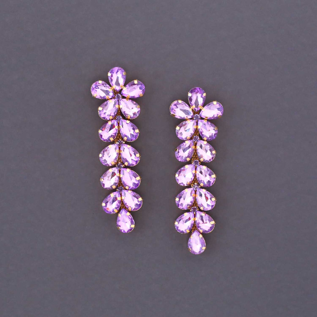 Purple Zillah Danglers