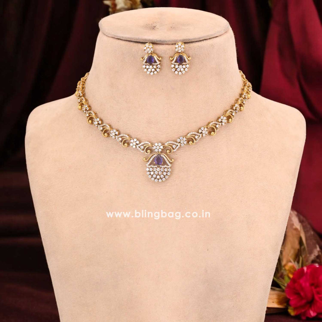 Purple Zomeir Victorian Jewellery Set - New Arrival