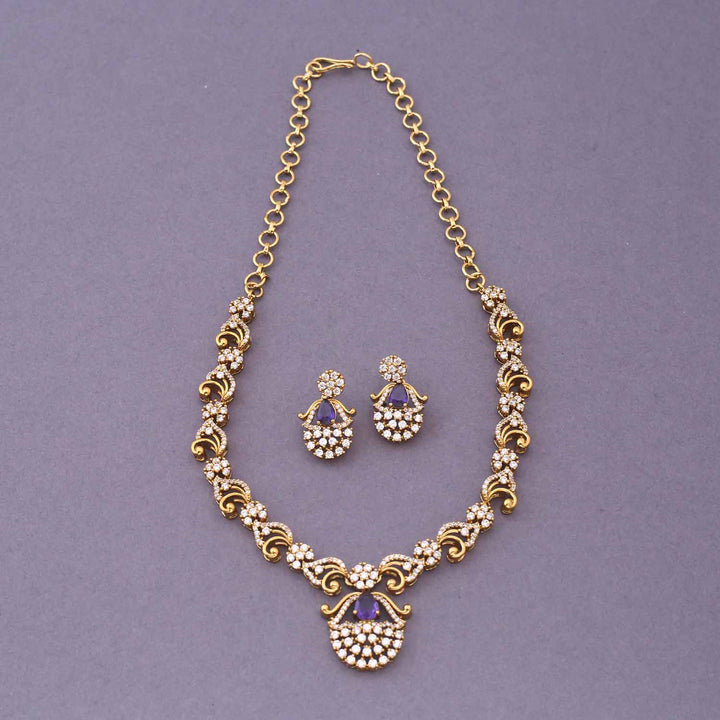 Purple Zomeir Victorian Jewellery Set - New Arrival