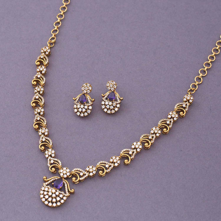 Purple Zomeir Victorian Jewellery Set - New Arrival