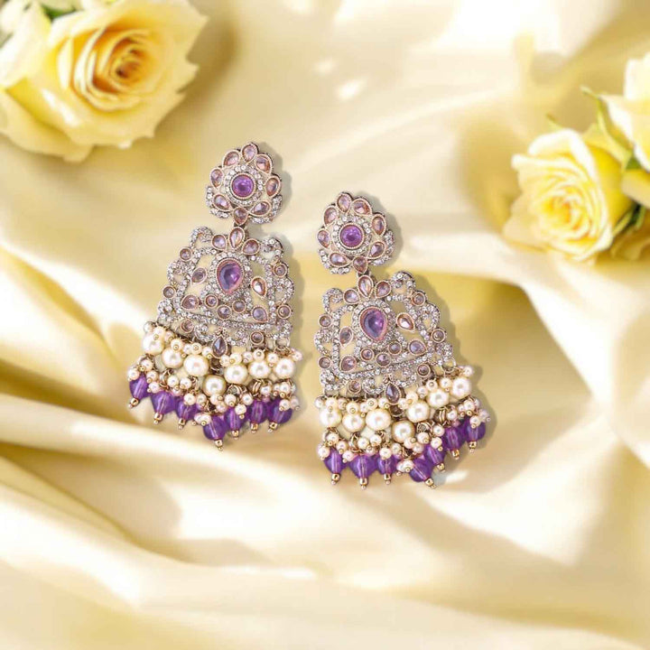 Purple Zulekha Danglers