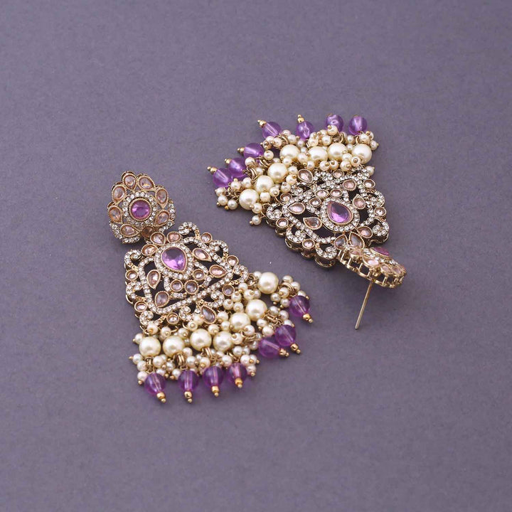 Purple Zulekha Danglers