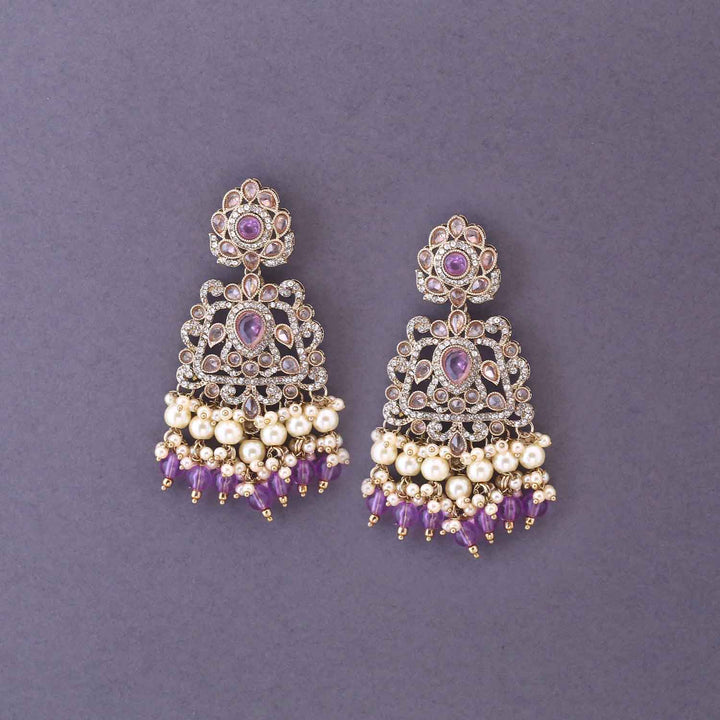 Purple Zulekha Danglers