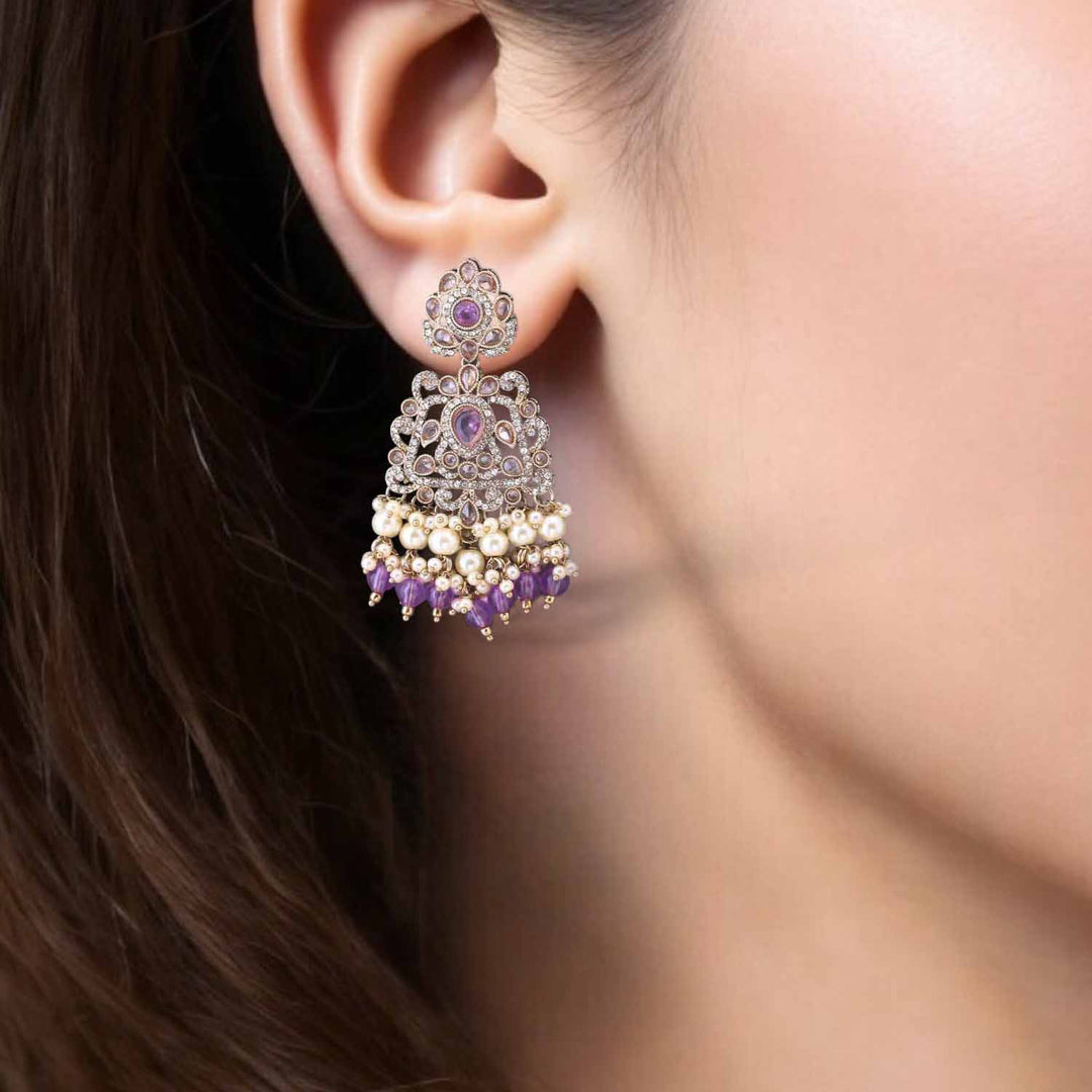 Purple Zulekha Danglers