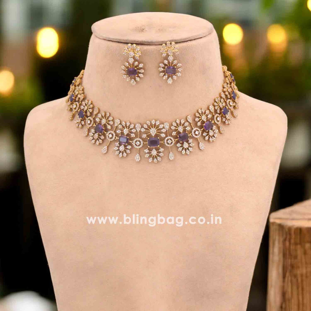 Purple Zuni Victorian Jewellery Set - New Arrival