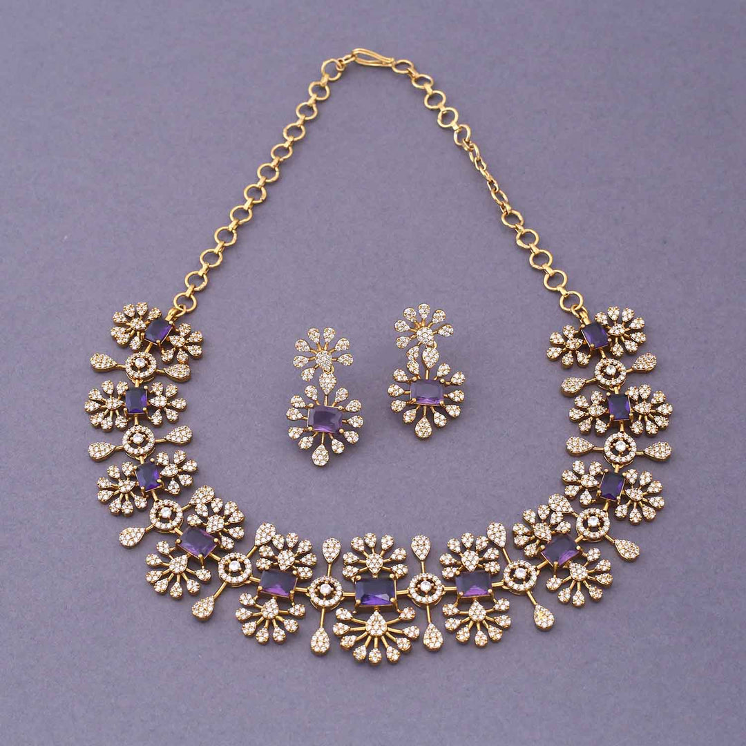 Purple Zuni Victorian Jewellery Set - New Arrival