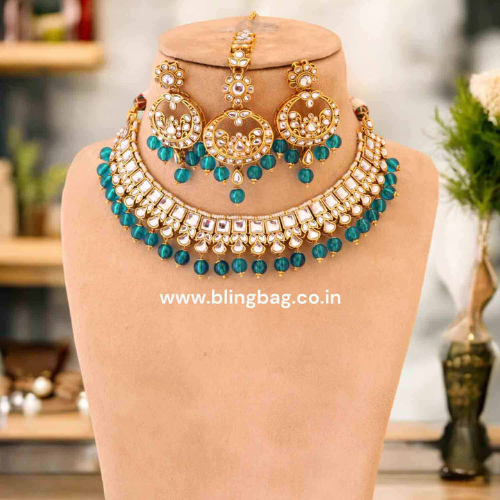Rama Aaria Kundan Jewellery Set