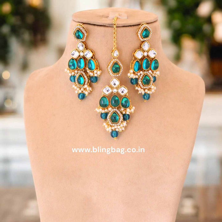 Rama Kaviya Kundan Jewellery Set