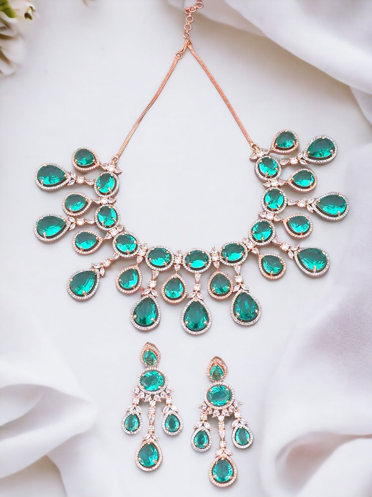 Rama Leo Zirconia Jewellery Set