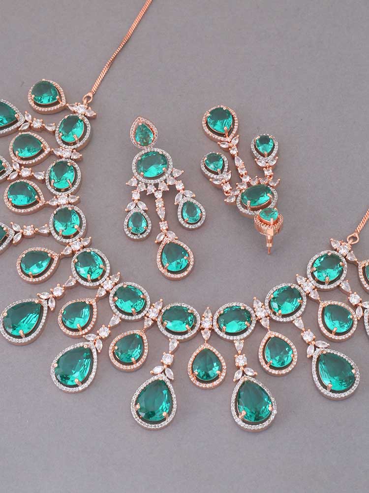 Rama Leo Zirconia Jewellery Set