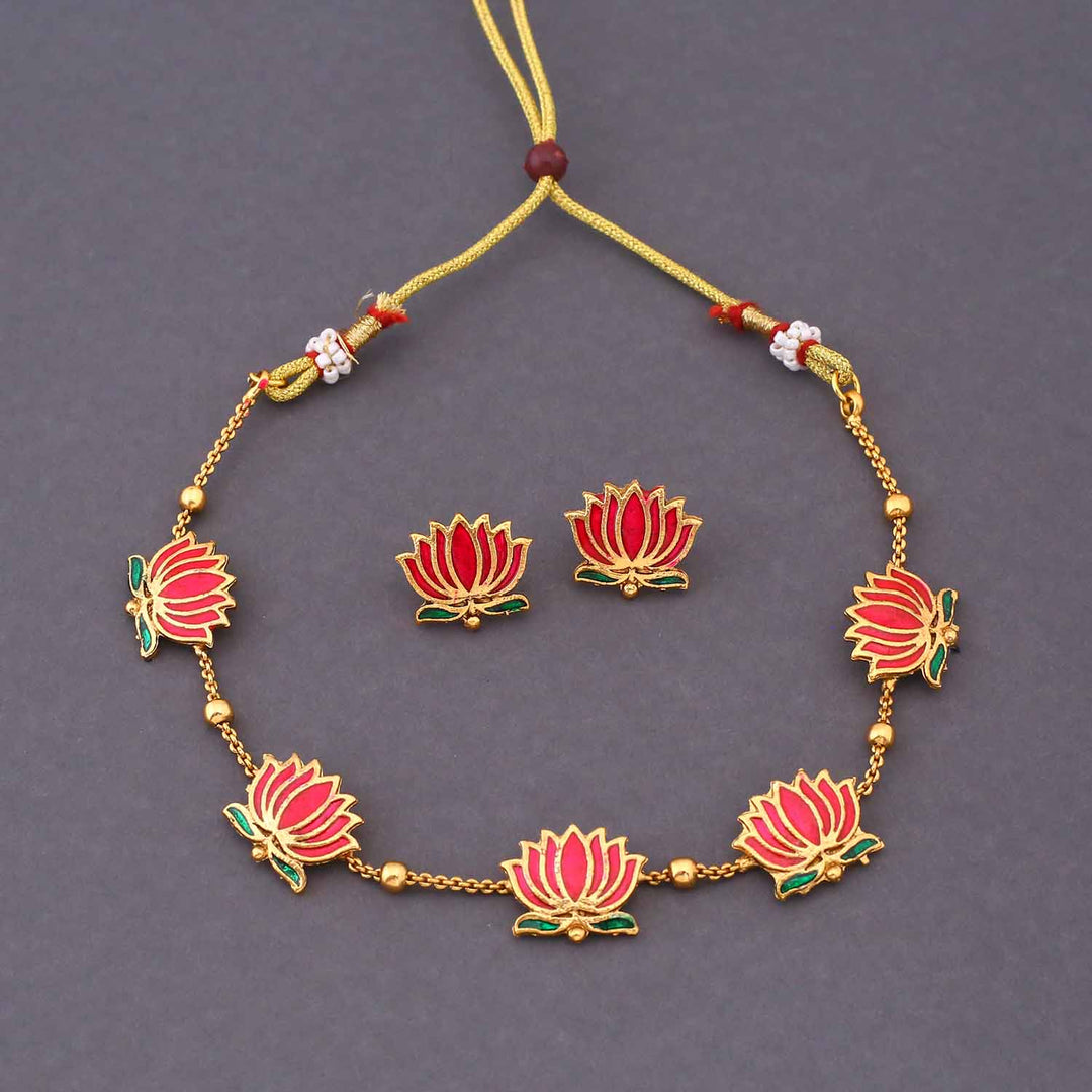 Rani Aaryah Antique Jewellery Set- New Arrival