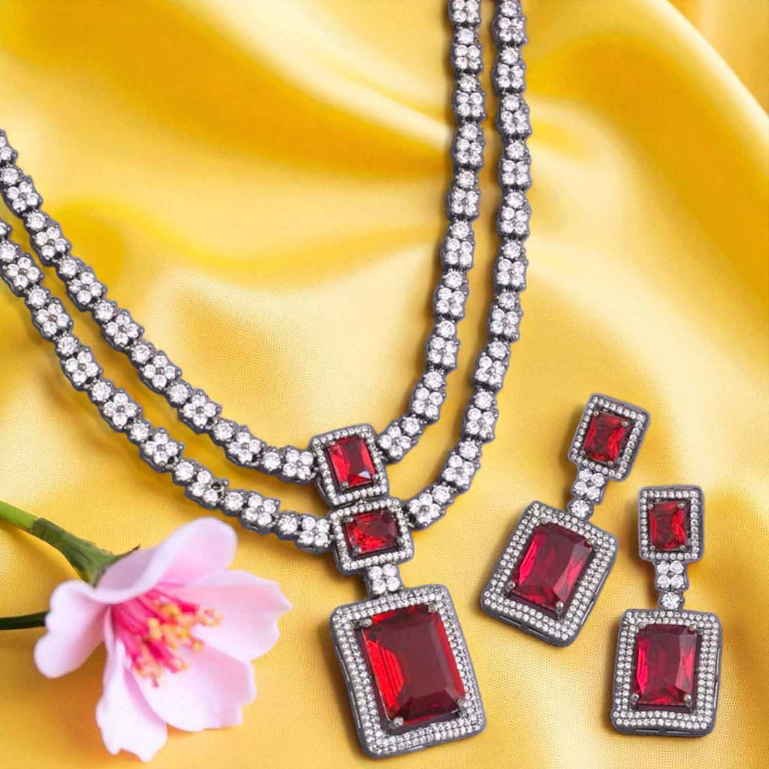 Rani Abigail  Zirconia Jewellery Set