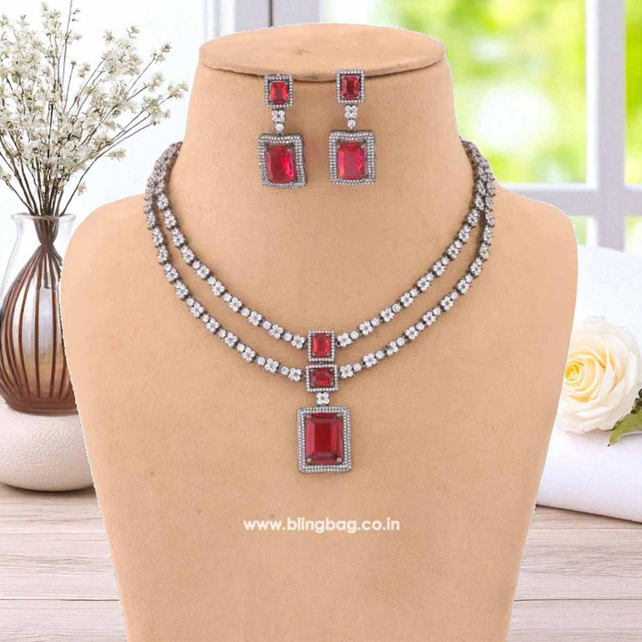 Rani Abigail  Zirconia Jewellery Set