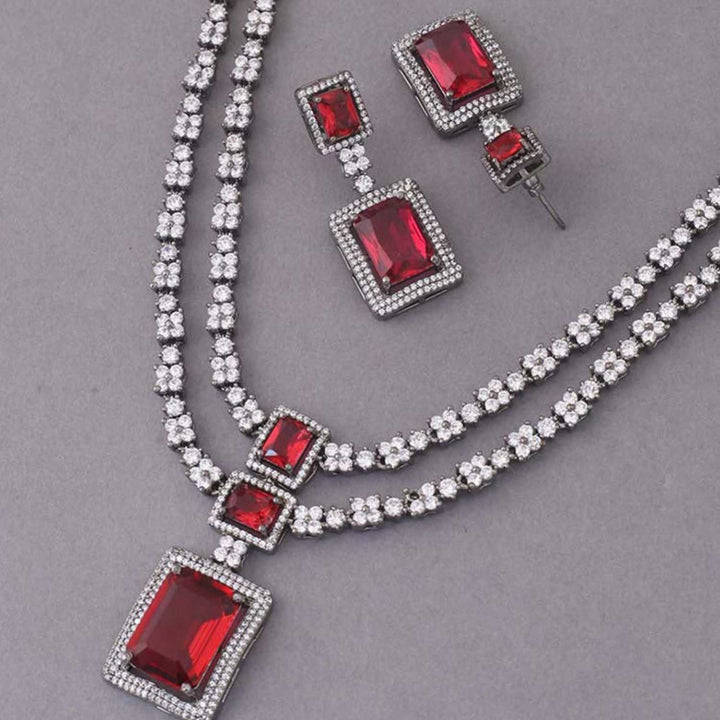 Rani Abigail  Zirconia Jewellery Set