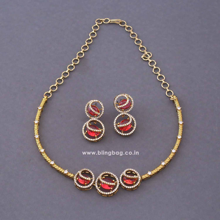Rani Agniya Hasli Antique Jewellery Set - New Arrival